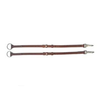 Fourche De Martingale Silver Crown En Cuir
