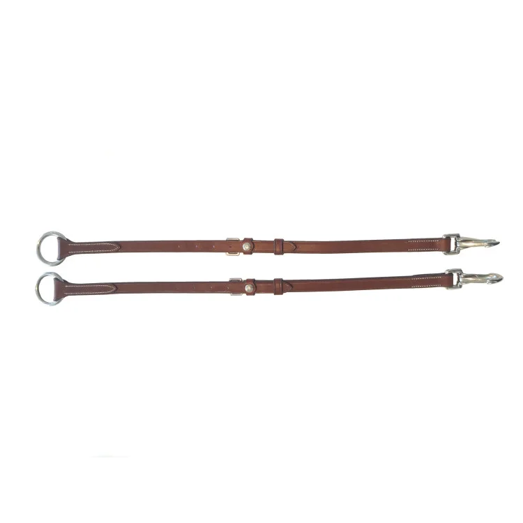 Fourche De Martingale Silver Crown En Cuir