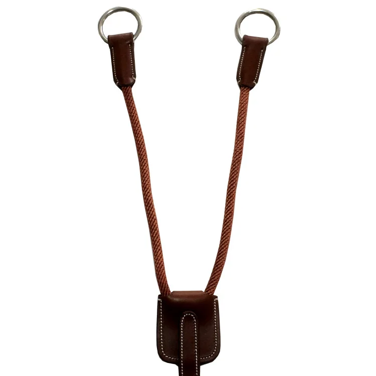 Fourche De Martingale Silver Crown Cuir Et Corde