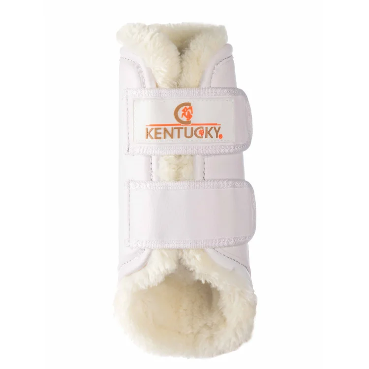Guêtres Antérieures Kentucky Turnout Mouton Cuir