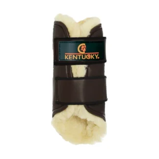 Guêtres Postérieures Kentucky Turnout Mouton Cuir