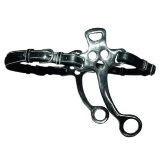 Hackamore Jump'In Cuir Branches Courtes Et Plates