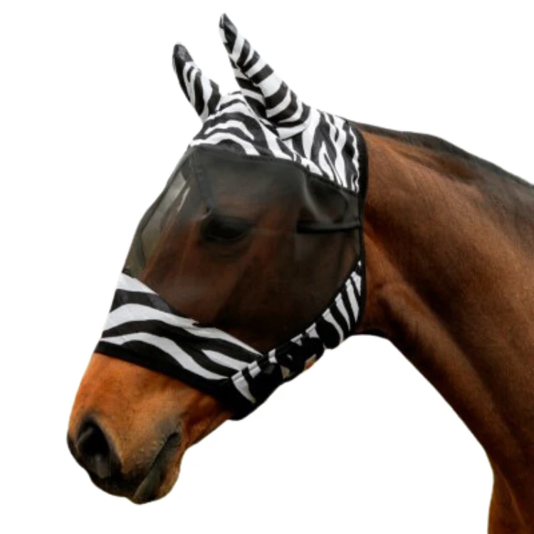 Masque Anti-Mouches Zèbre