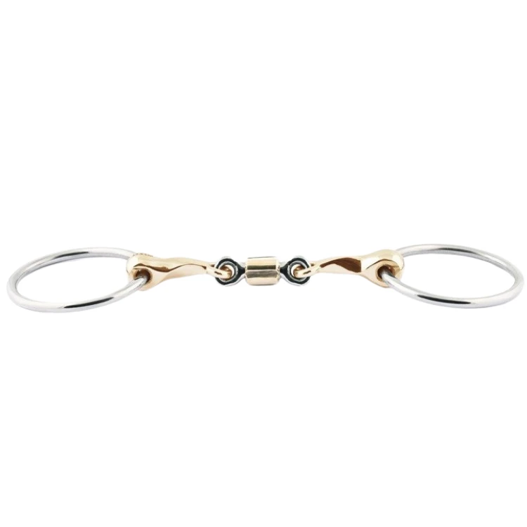 Mors 2 Anneaux Jump'In Double Brisure Torsadé À Rouleau