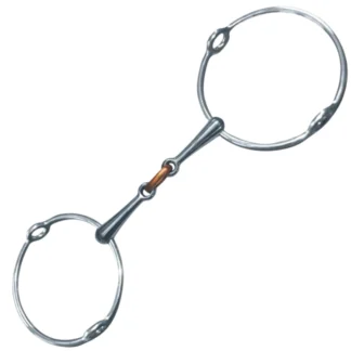 Mors Releveur Privilège Equitation À Grands Anneaux Double Brisure