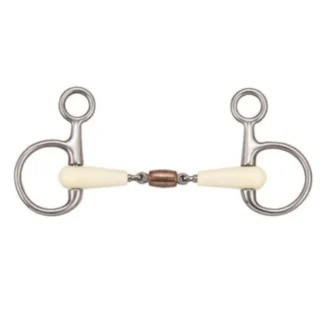 Mors Happy Mouth Baucher Double Brisure En Cuivre