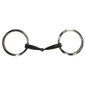 Mors 2 Grands Anneaux Plats En Blue Steel