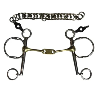 Mors Pelham Jump'In Releveur Torsadé À Palette