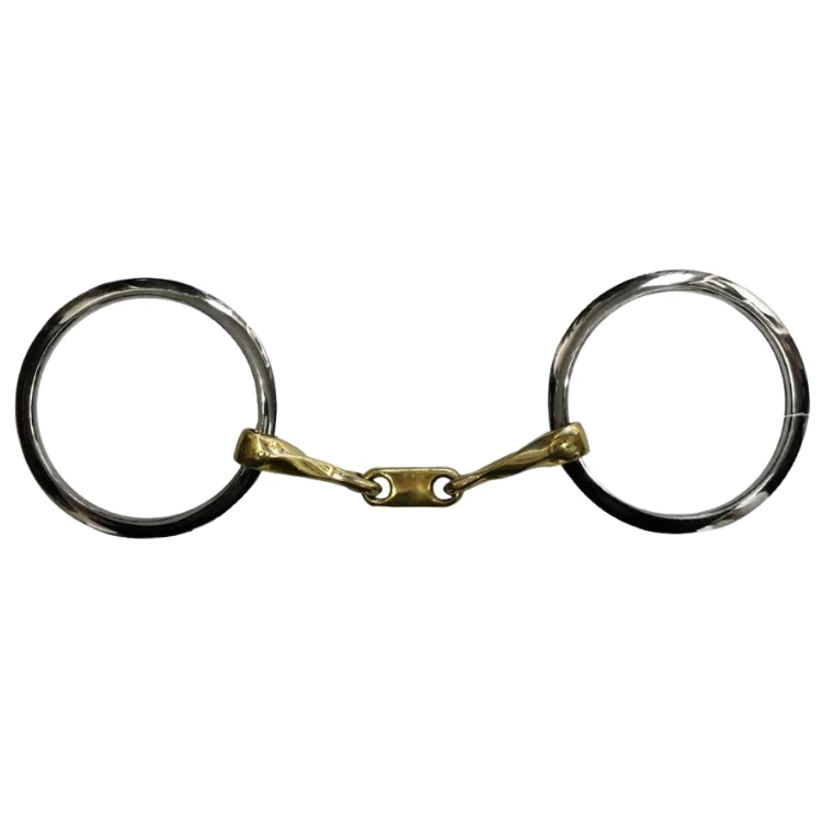 Mors 2 Grands Anneaux Plats Jump'In Torsadé À Palette