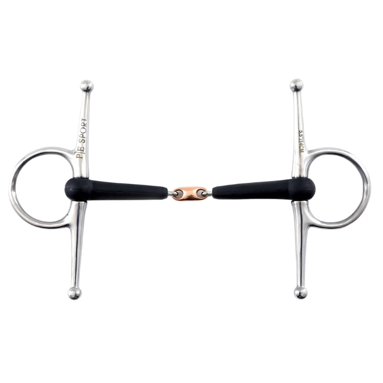 Mors Premier Equine À Aiguilles Caoutchouc Double Brisure