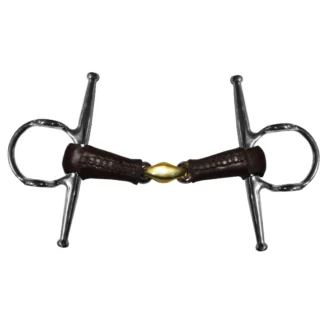 Mors Releveur Jump'In À Aiguilles Double Brisure En Cuir