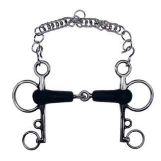 Mors Pelham Feeling En Caoutchouc Simple Brisure