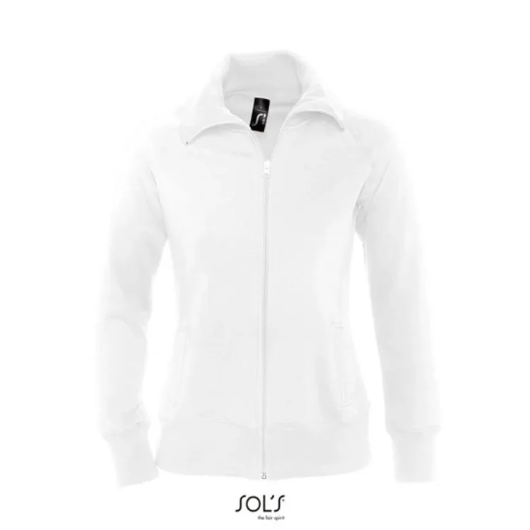 Polaire Zippé Greenfield Sol's Avec Col Montant Femme