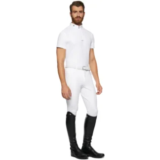 Polo Cavalleria Toscana Jersey W/Perforated Insert Competition