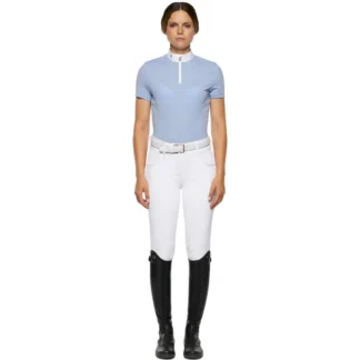 Polo Cavalleria Toscana Seersucker Jersey S/S Competition