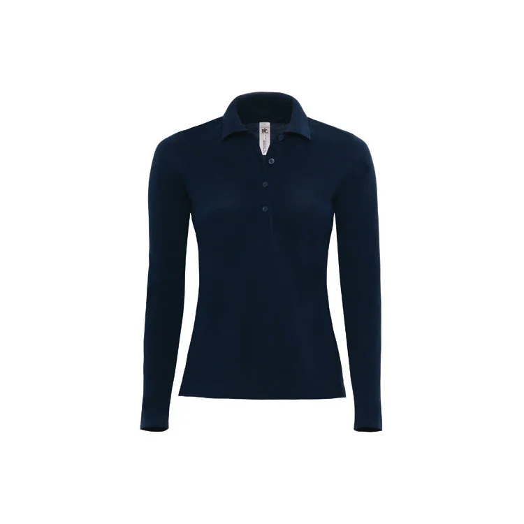 Polo Greenfield B&C Safran Longsleeve Femme