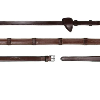 Rênes Dy'on Caoutchouc 1/2 Avec 7 Arrêtoirs NEC