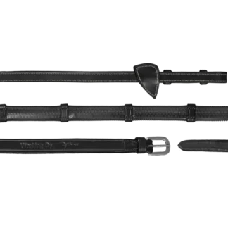 Rênes Dy'on Caoutchouc 1/2" Avec 7 Arrêtoirs Working