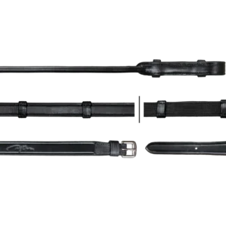 Rênes Hunter Dy'on 5/8 Avec 7 Arrêtoirs Sans Stopper