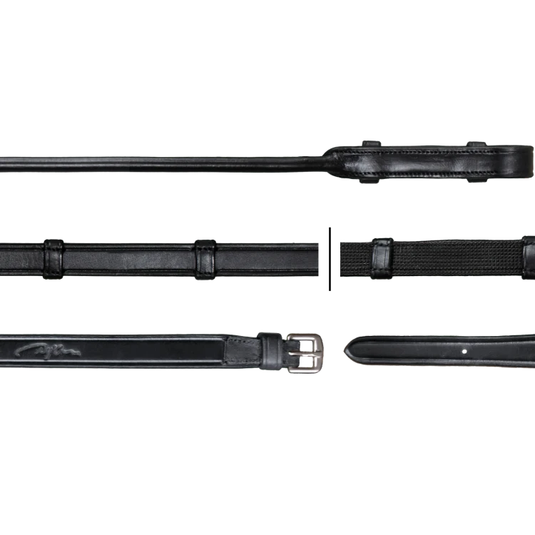 Rênes Hunter Dy'on 5/8 Avec 7 Arrêtoirs Sans Stopper