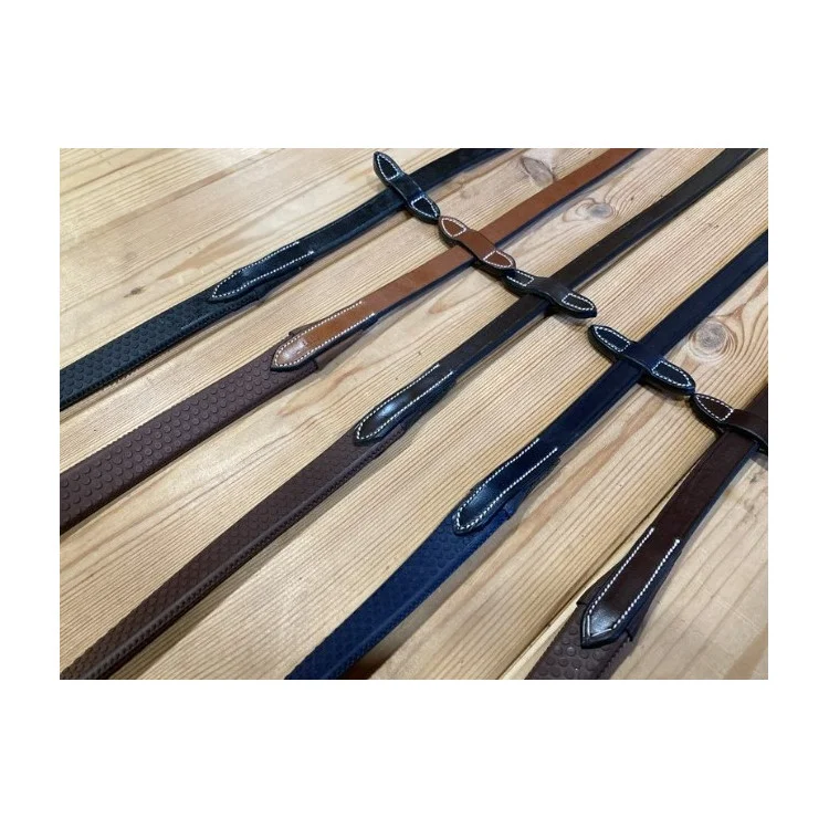 Rênes Jump'In Caoutchouc Simple