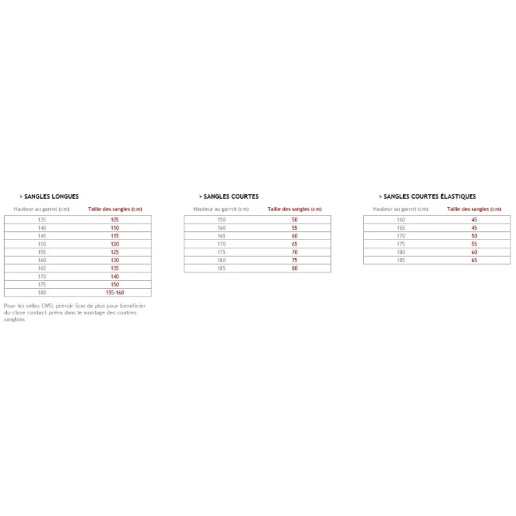 Sangle Bavette CWD Contact