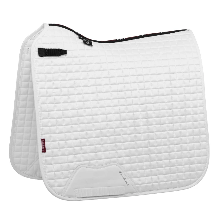 Tapis de Selle LeMieux Square Dressage en Suédine