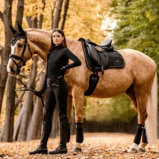 Tapis de Selle Waldhausen Modern Rosé Dressage