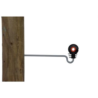 Gallagher Distance screw insulator XDI, (XDI offset insulator) curved (18cm, pack of 10)