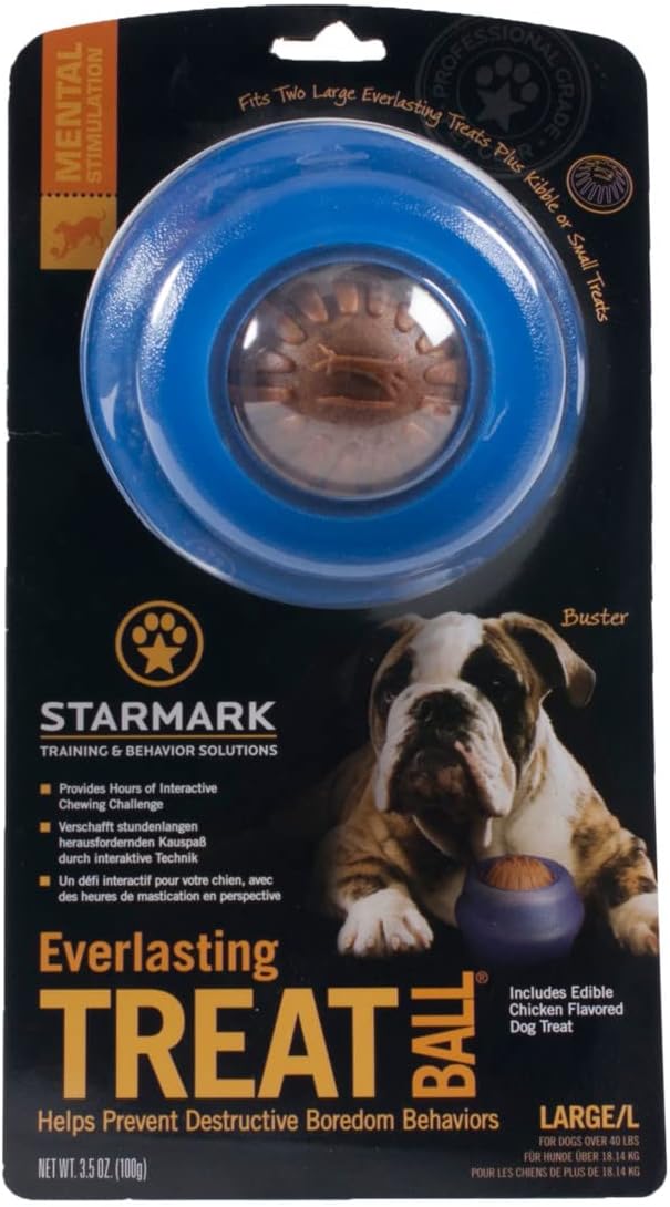 Starmark Everlasting Dog Treat Ball, Large