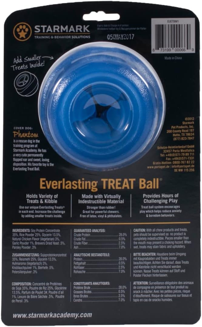 Starmark Everlasting Dog Treat Ball, Medium — изображение 3