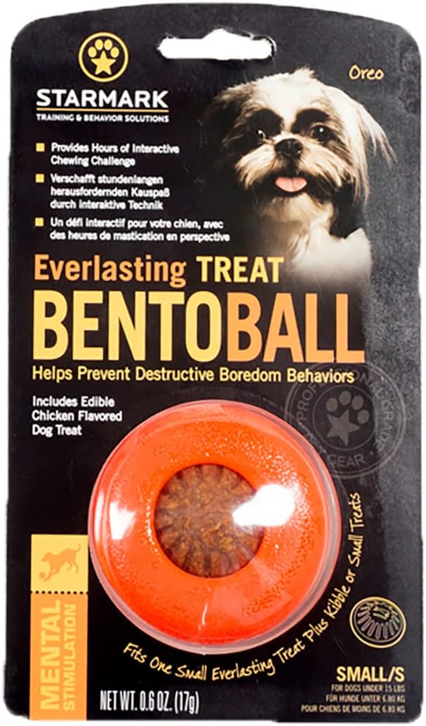 Starmark Everlasting Bento Ball for Dogs, Small
