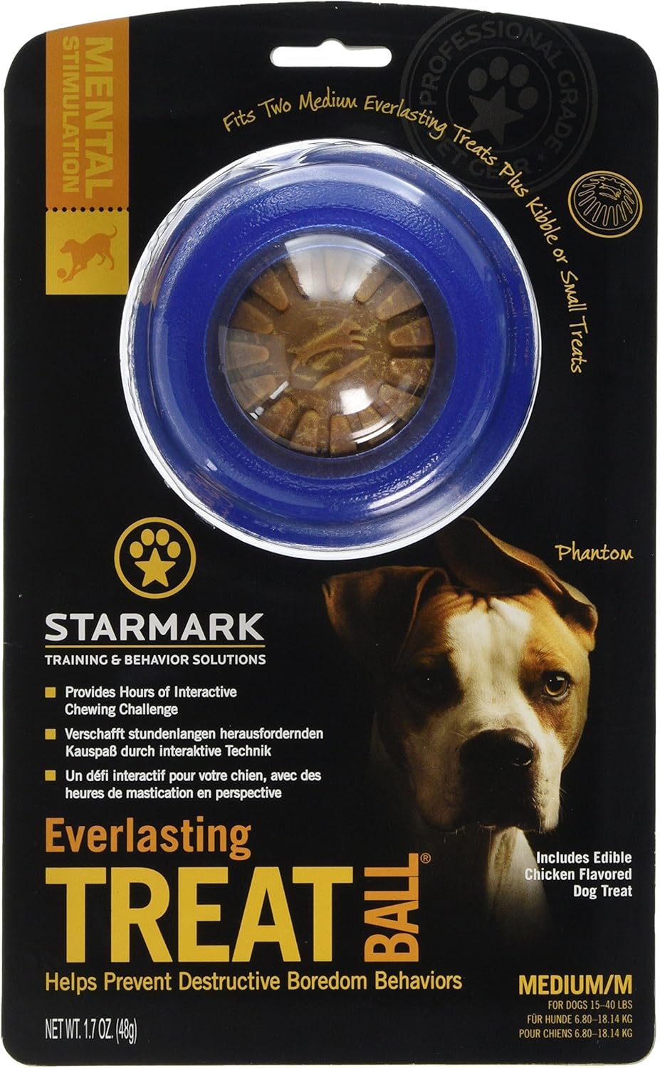 Starmark Everlasting Dog Treat Ball, Medium — изображение 6