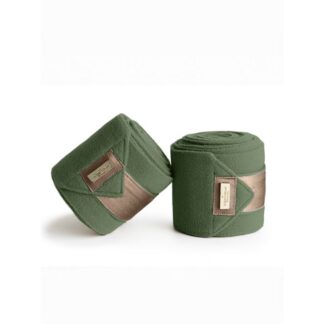 Equestrian Stockholm FW'19 Fleece Bandages Golden olive