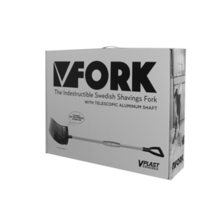 V-PLAST 2-piece plastic shaving fork Medium