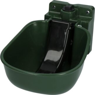 Water Bowl Plastic with spoon green
