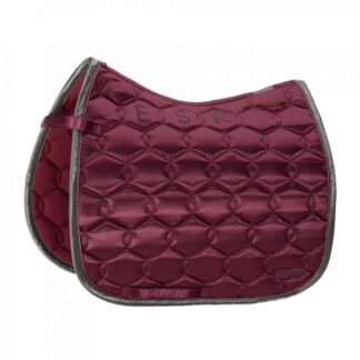 Eskadron FW'21 Classic Rustic Red Satin Contrast Saddle Pad