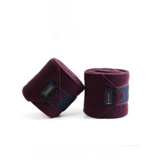 Equestrian Stockholm FW'19 Fleece bandages Merlot Crystal