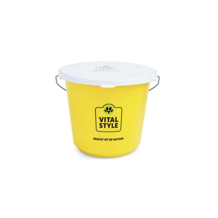VITALstyle Feeding bucket 12 liters with lid