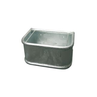 Galvanised feeding trough