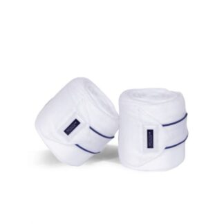Equestrian Stockholm SS'23 White Blue Meadow bandages