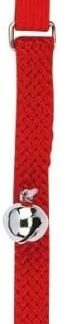 Kerbl Cat Collar Elastic, 10 mm x 30 cm, Red