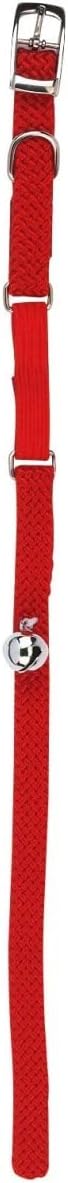 Kerbl Cat Collar Elastic, 10 mm x 30 cm, Red