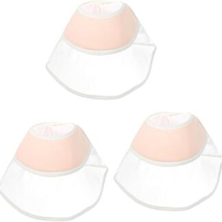 minkissy Pack of 3 Compound Cone Collar Cat Cone Collar Pet Scratch Collar Pet Post-operative Collar Pet Supply Cat Neck Circle Portable Cat Collars Pet Neck Ring PVC Headgear Soft