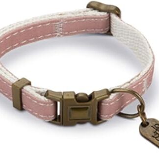 Designed by Lotte Nylon Cat Collar Virante Light Pink 10mm X20-30cm