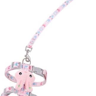 DOITOOL 2 Sets of Tow Rope Cat Dog Rabbit Lead for Puppies Small Dog Vest Mesh Tank Top Cat Lead Pet Harness Cat Collar Lead Small Cat Fabric Rabbit Vest Belt