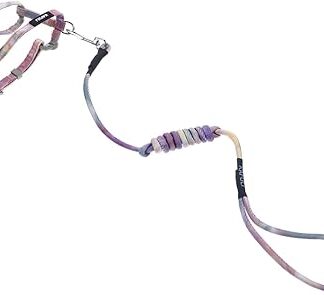 CIYODO Leine für Katzen Katzengeschirr und Leinen-Set lauffähige Katzen-/Hundeleine verstellbares Seil weiche Netzweste Geschirr Kätzchenleine