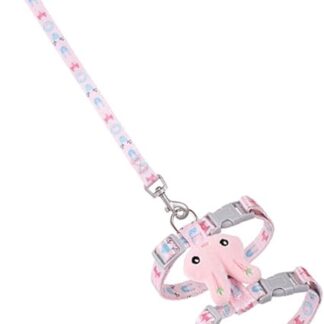 Beavorty 2 Sets of Tow Rope Cat Dog Rabbit Puppy Harnesses Guinea Pig Lead Cat Harness and Lead Kitten Collar Leash Kitten Vest Cat Supplies Rabbit