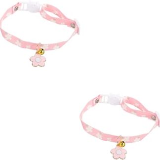 2pcs pet collar puppy breakaway collar breakaway safety collar rabbit break collar cute adjustable kitten collars outdoor decor Pet Dog Collar Cat necklace bow tie cotton