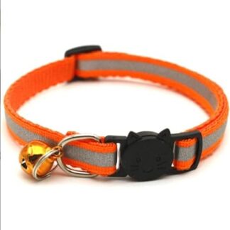 Luminous Cat Collar Reflective Cat Collar Cat with Safety Clasp, Adjustable Kitten Collar, Personalised Pet Accessories